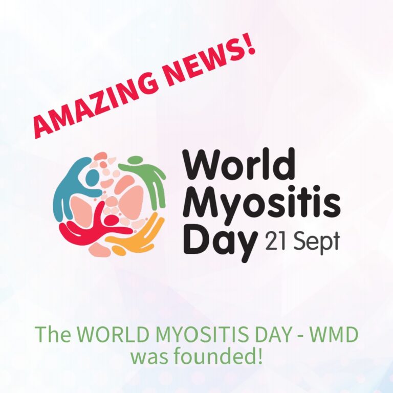 AMAZING NEWS! The World Myositis Day – WMD – was founded!